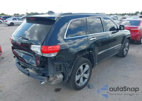 2014 Jeep Grand Cherokee Overland из США, поврежденный, VIN 1C4RJECG8EC380169